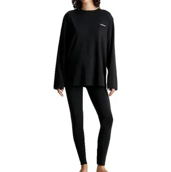Dámské pyžamo Dámské pyžamo Calvin Klein QS7046E černá M