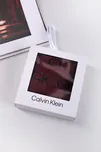 Calvin Klein Dámské bordové ponožky v dárkovém balení CK Women Lurex Logo bordová uni