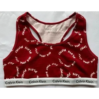 Podprsenka Dívčí podprsenka Calvin Klein G800357 tisk - braletka šedá L