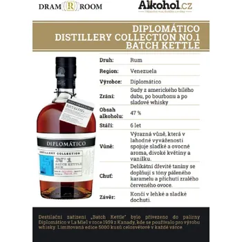Diplomatico No. 1 Batch Kettle 6y 0,04l 47%