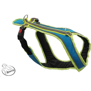 Postroj pro psa Postroj Bracco pro psa ACTIVE Neon modrý - SL