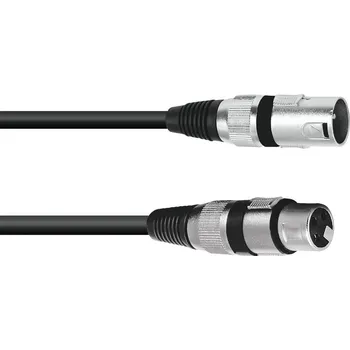 Audio kabel Omnitronic mikrofonní kabel XLR/XLR, 30m, černý