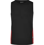James&Nicholson Pánský běžecký top JN305 Black-Red M