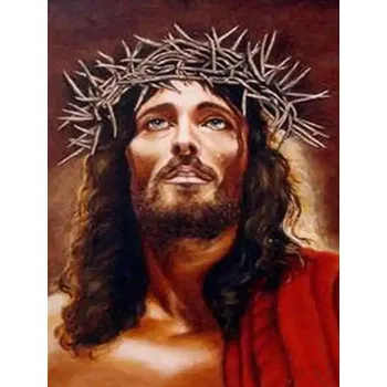 Diamantové malování Diamantové malování/Huacan - Ježíš a trnová koruna