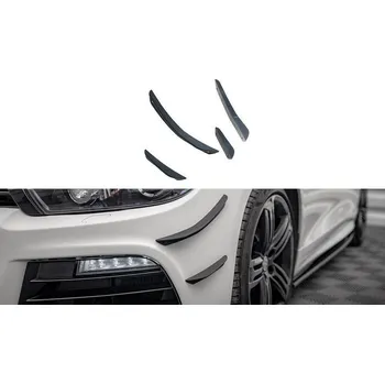 Nárazník Přední přítlačná křidélka, canards Volkswagen Scirocco R Mk3