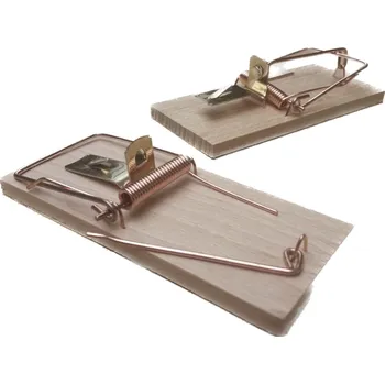 Zvířecí past Past dřevěná na myši 801/D, bal. 2 ks