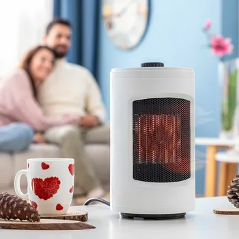 Radiátor Keramický volně stojící tepelný zářič s oscilačním pohybem Heramik InnovaGoods (Ø 13,5 x 23,5 cm)
