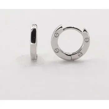 Náušnice Stříbrné náušnice kroužky