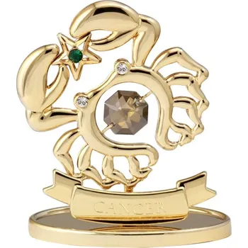 Žertovný předmět Znamení zvěrokruhu Crystocraft RAK - zlatavá