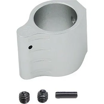 FMA Kovový nízkoprofilový Gas block pro sérii M4 - stříbrný