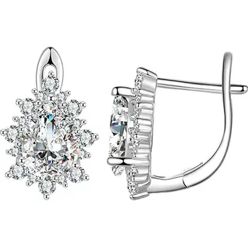 Náušnice B-TOP Stříbrné náušnice Kapka 69309