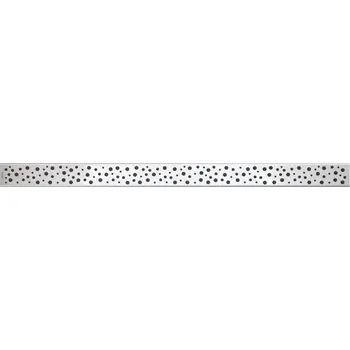 Odvodňovací žlab Rošt Alcadrain (Alcaplast) pro liniový podlahový žlab, nerez-mat BUBLE-650M