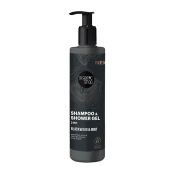 Koupelová kosmetika ORGANIC SHOP Sprchový gel a&nbsp;šampon 2 v 1 Blackwood a máta 280 ml