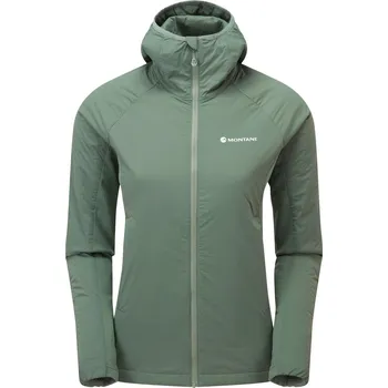 Dámská softshellová bunda Montane Womens Fireball Lite Hoodie Barva: Eucalyptus, Velikost: M