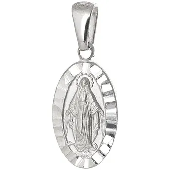 Přívěsek Stříbrný přívěšek madonka s Pannou Marií STRZ1011F