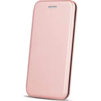 Pouzdro na mobilní telefon Beweare Magnetické flipové pouzdro Diva na iPhone 15 Plus - rose gold