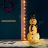 Vánoční osvětlení vidaXL 329761 vánoční sněhulák s LED osvícením 120 cm