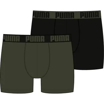 Boxerky Pánské boxerky PUMA BASIC BOXER 2P 906823-70 BROWN 3