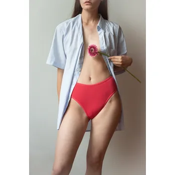 Menstruační kalhotky Menstruační kalhotky Meracus Hi Cut Coral Plus (MEMS034) XL