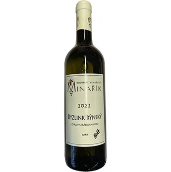Víno Minařík Ryzlink Rýnský akátový sud 2022 0,75 l
