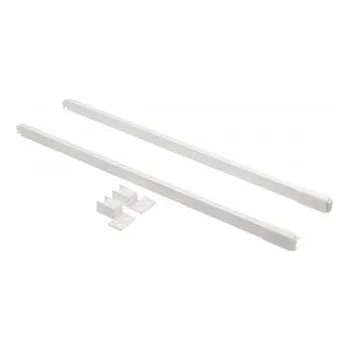 Nábytkové kování GTV Reling podélný čtvercový pro zásuvky AXISPRO 550 mm bílý