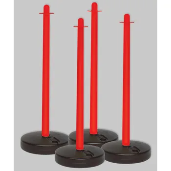 POST & FILLABLE BASE RED PK 4
