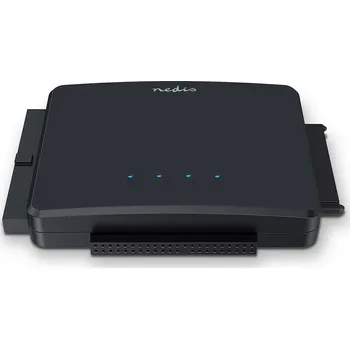 Nedis HDADIS110BK USB 3.2 adaptér pro pevný disk 2.5"/3.5", IDE/SATA, včetně zdroje