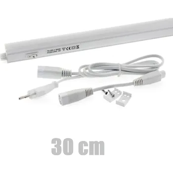 LED osvětlení Light T5/0402 Svítidlo LED pod kuchyňskou linku 4W s vypínačem teplá bílá - 30 cm
