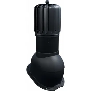 Větrací komínek VENTOS X ROTO T18 Barva: 9005 - černá