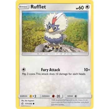 Sběratelská karetní hra Rufflet 177/236 - Cosmic Eclipse Typ karty: Non-Holo