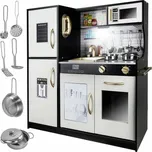 Derrson Dřevěná kuchyňka s lednicí XL