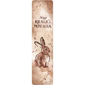 Záložka Dobrá záložka 53 - Něžná KRÁLIČÍ povaha