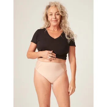 Menstruační kalhotky Menstruační kalhotky Modibodi Sensual French Cut Moderate-Heavy Beige (MODI4030B) S