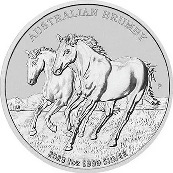 ZDIVOČELÝ KŮŇ BRUMBY AUSTRÁLIE 2023 coin Australian Horse Brumby - 1 oz stříbrná mince