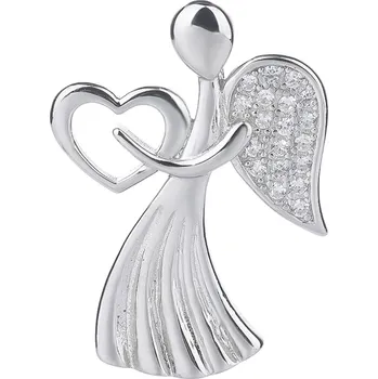 Přívěsek Bealio BEALIO Stříbrný přívěsek ANDĚL se SRDÍČKEM 03-05284-0695
