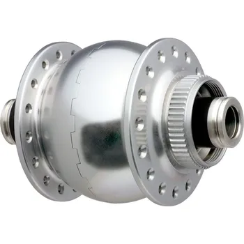 Zapletené kolo Dynamo na kolo SON 28 12 disc center lock* stříbrná 32d, pevná osa 12mm