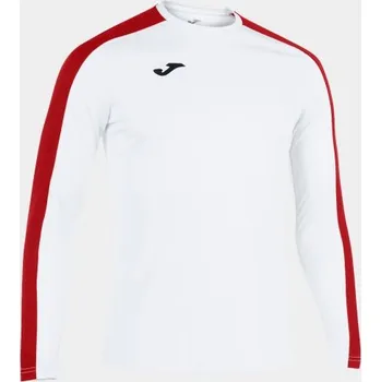 Pánské/Chlapecké sportovní tričko JOMA ACADEMY LONG SLEEVE T-SHIRT WHITE RED Velikost: 152, Barva: WHITE-RED