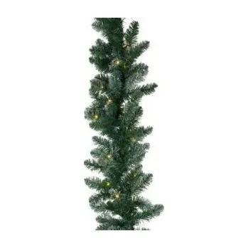 Vánoční dekorace Sirius Snowy vánoční girlanda 4,8 m zelená