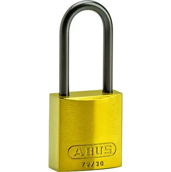 Visací zámek COMPACT ALU PADLOCK 50MM SHA KD YEL/6