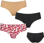 DKNY francouzské kalhotky 3 pack 388 - Vícebarevné / XL