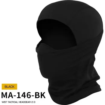 Airsoft Wosport Kukla s gumovou ochrannou maskou WST 2.0 - Černá