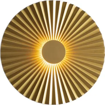 Nástěnné svítidlo Il Fanale 284.04.ON Plié, nástěnné svítidlo z mosazi LED 8W 3000K, průměr 39cm
