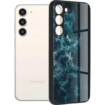 Pouzdro na mobilní telefon Pouzdro Samsung Galaxy S23 Plus Techsuit - Glaze Series, Blue Nebula
