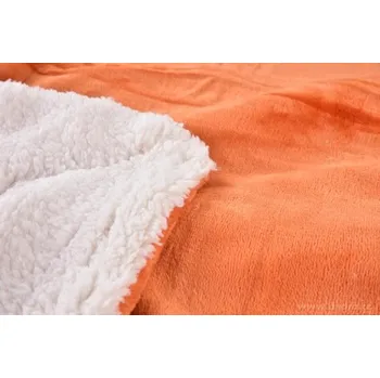 deka 2v1 ROYAL LAGOON VELVET luxusní přikrývka, dvouvrstvá 150 x 200 cm oranžová