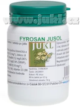 Přírodní produkt JUKL Fyrosan Jusol 60 tbl.
