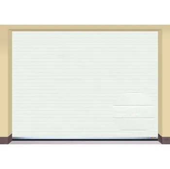 Garážová vrata AMPEL s.r.o. Sekční garážová vrata BÍLÁ L 405×305 cm s elektrickým pohonem - Montáž do rodinného domu - 3 900 Kč