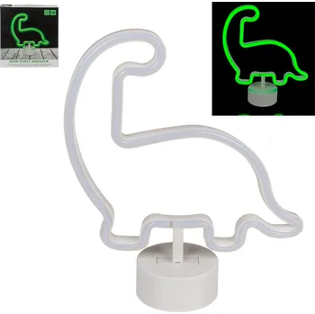 Žertovný předmět Neonová lampa na podstavci 27cm – Dinosaurus