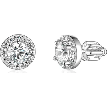 Náušnice Olivie Stříbrné náušnice na šroubek 7932 Ag 925; ≤2,2 g.