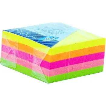 Samolepící bloček Bloček samolepící 38 x 38mm 180l NEON MINI mix