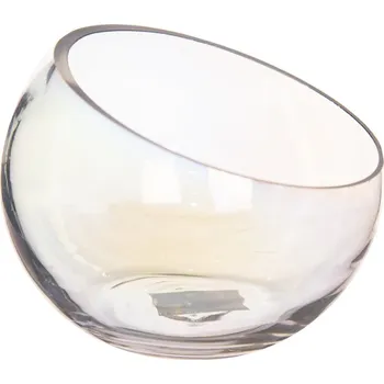 Váza Váza sklo perleť dekorační 14,5x14,5x11,5 cm